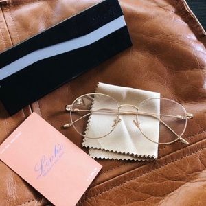 NEW ✨ Blue Light Glasses 👓 Rose Gold